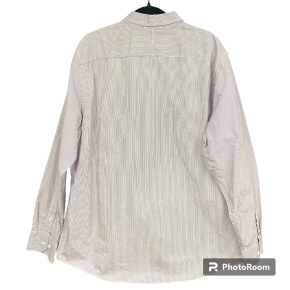 Men's BANANA REPUBLIC Striped‎ Button-Down Long Sleeve- Size XL - Picture 3 of 14